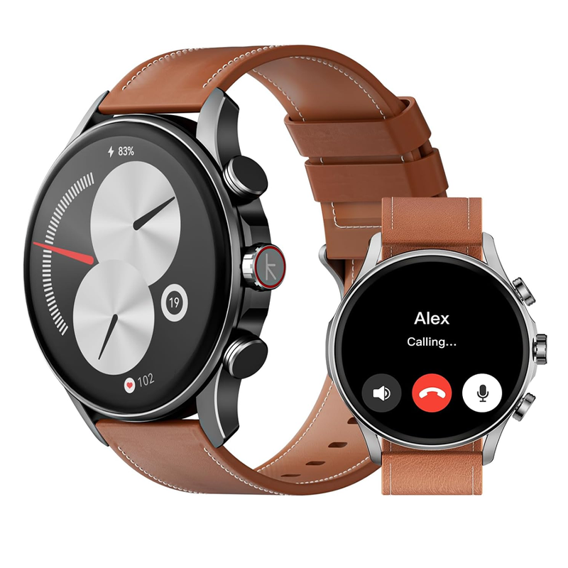 Kieslect Kr 3 Smart Watch – 1.5″ AMOLED, Dual-Band GPS, Bluetooth Calling, 5ATM & 500mAh Battery